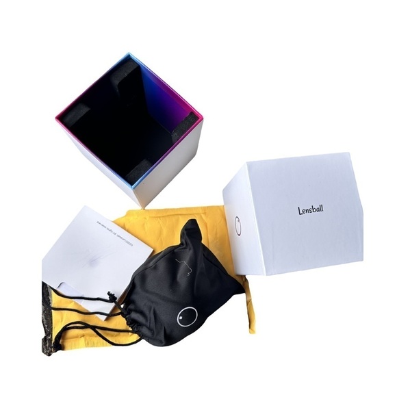 Lensball Pocket60mm,K9 Clear Crystal Ball photo Sphere + Microfiber Bag - Picture 4 of 6